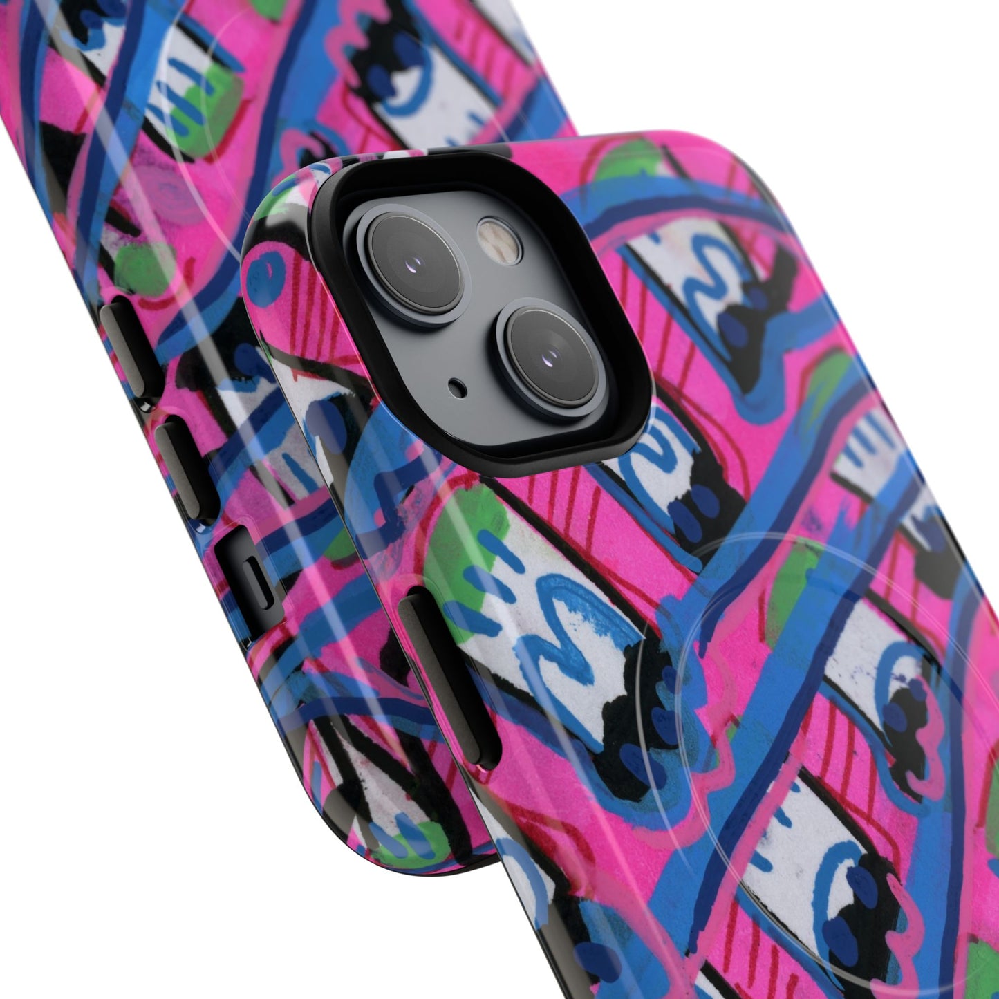 Pink Blast Tough Magnetic Case