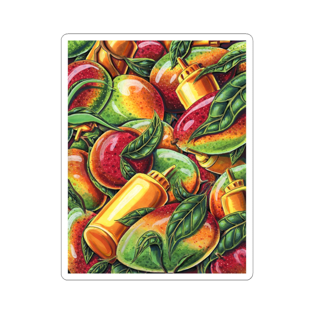 Mango Mustard Sticker