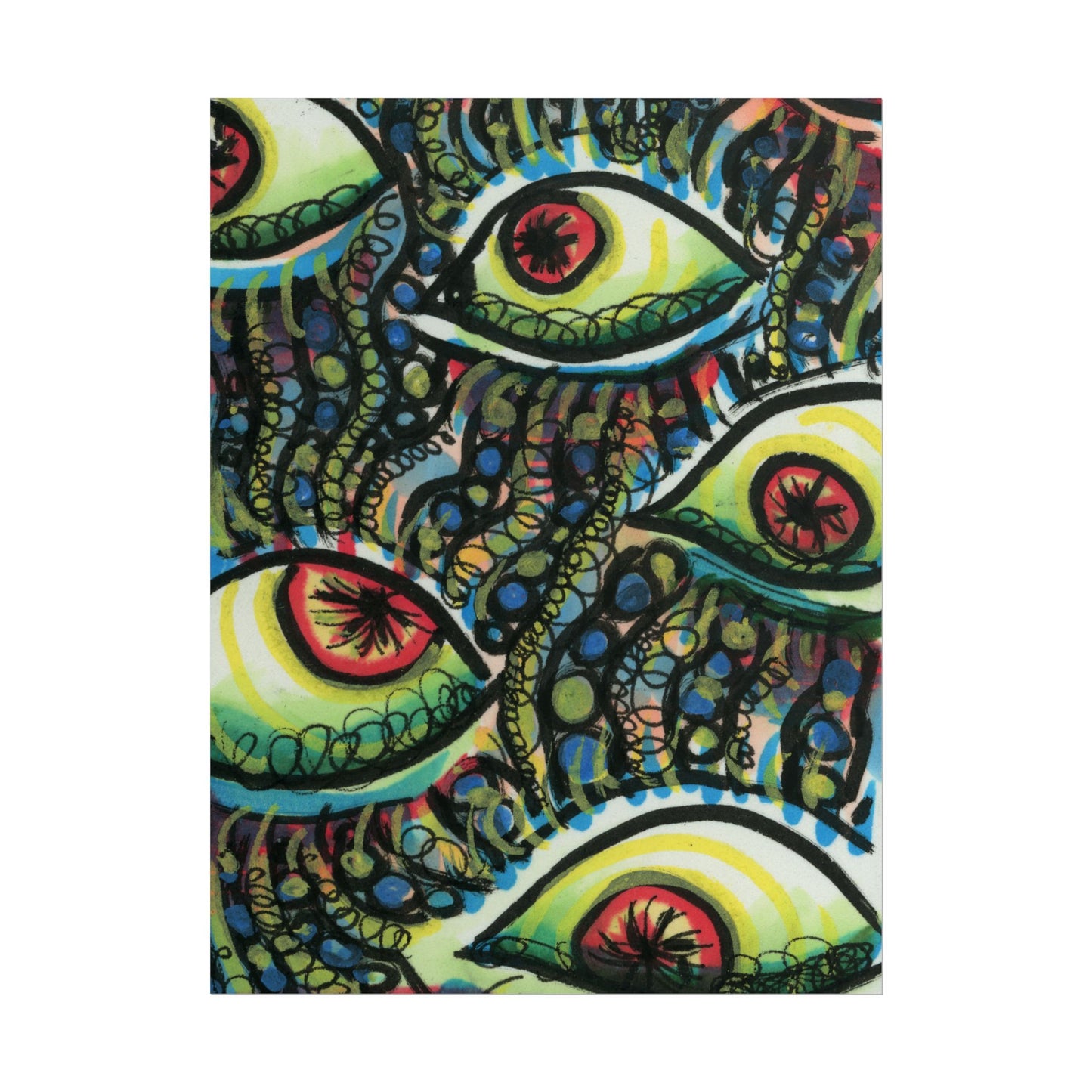 "Trippy Eyeball" poster