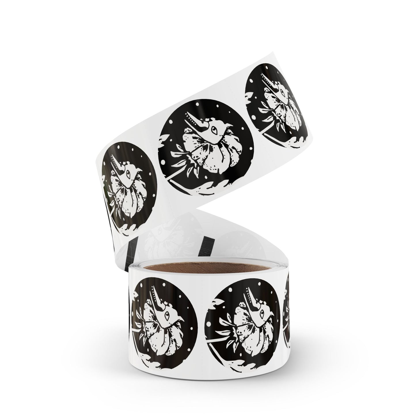 Round Sticker Rolls - Flower Cannibal