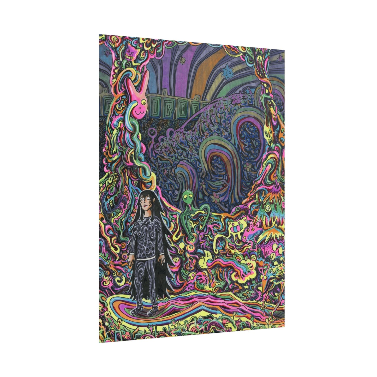 "Welcome to Floofle World" Print