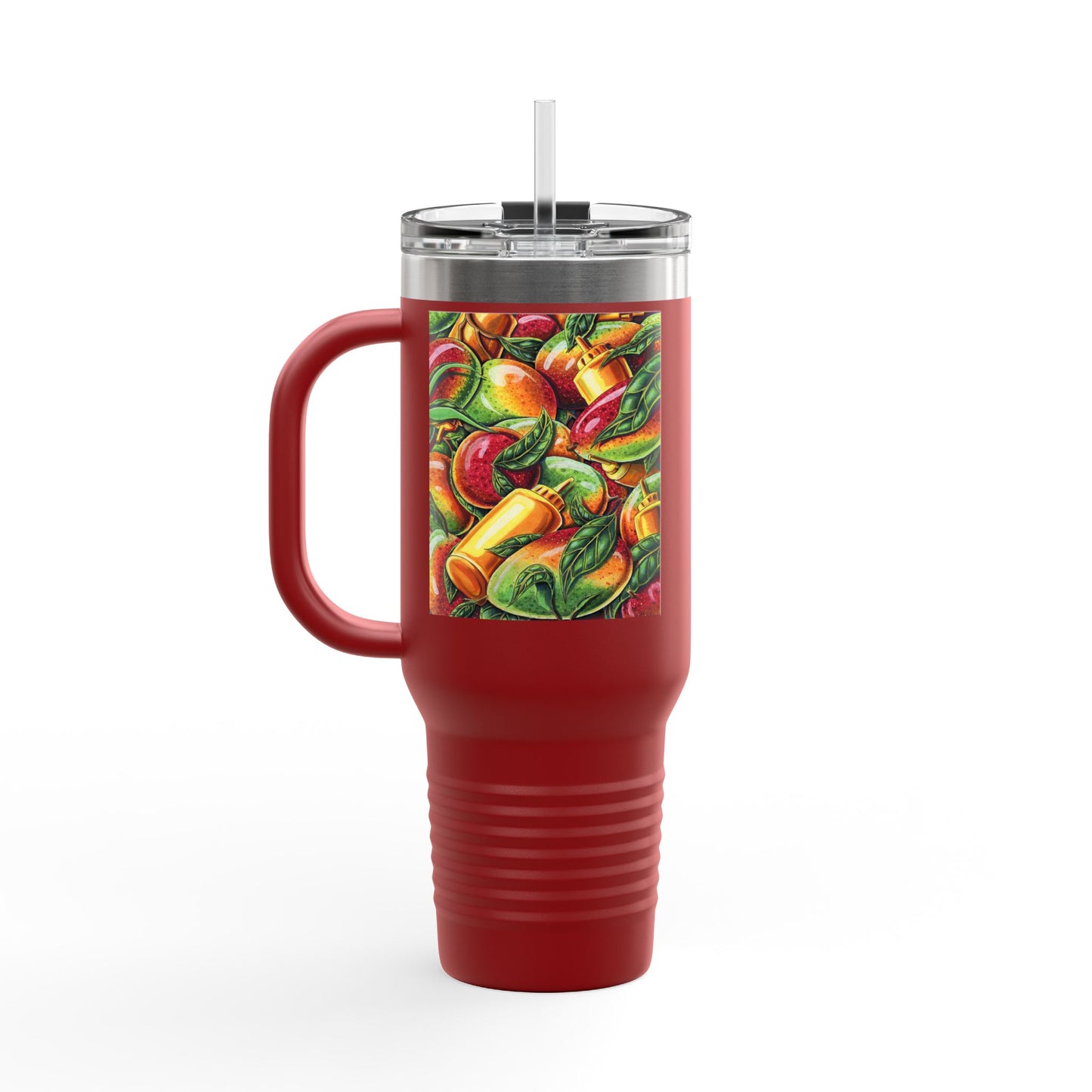 Mango Mustard Insulated Travel Mug, 40oz