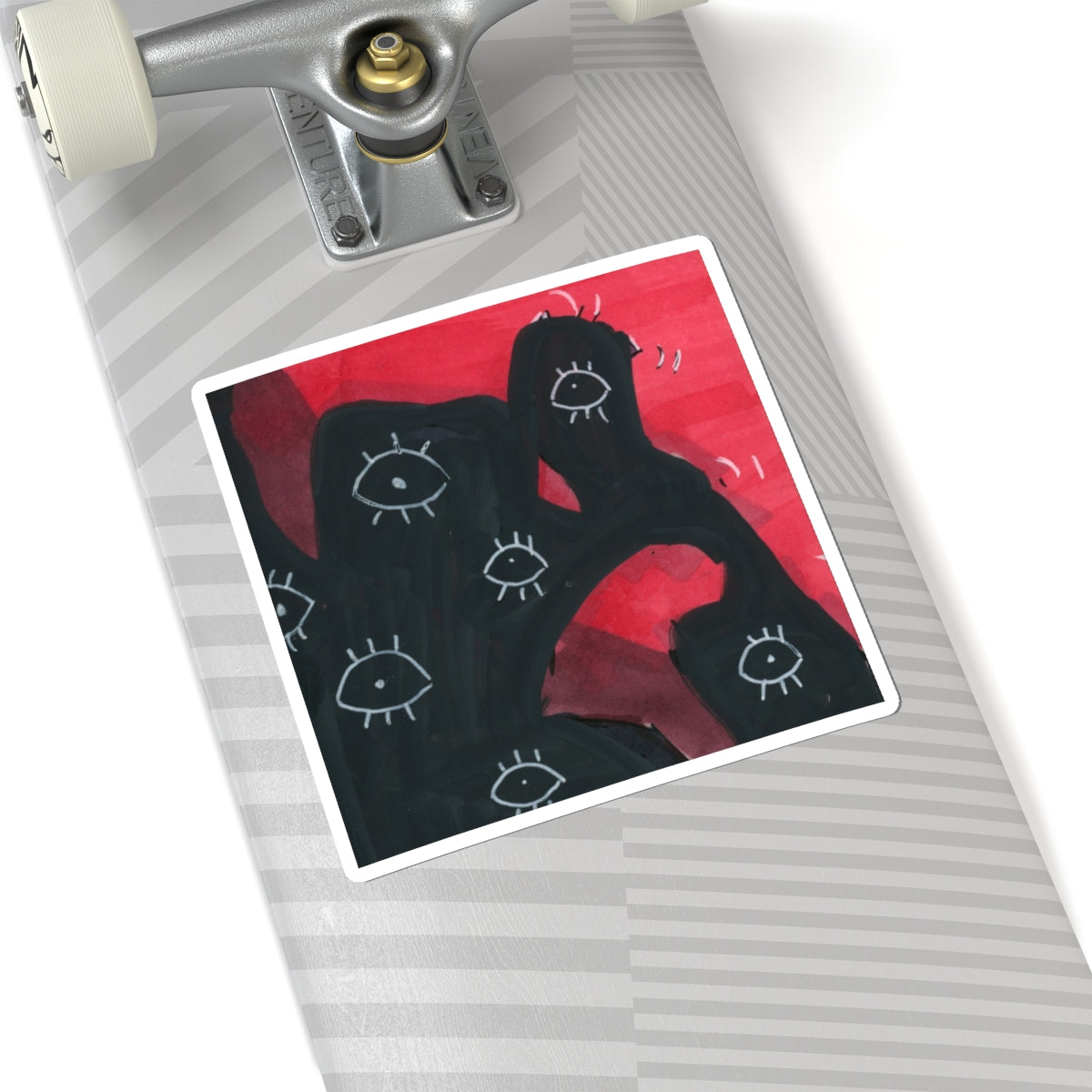 Eyeball Rage Kiss-Cut Sticker