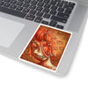 "Orange Brain" sticker