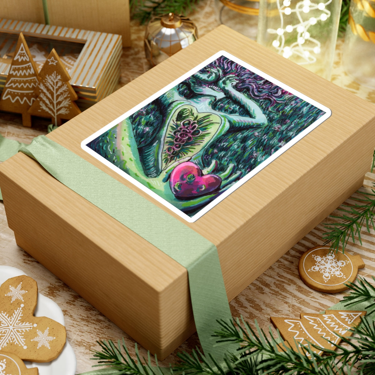 "Rotting Heart" sticker