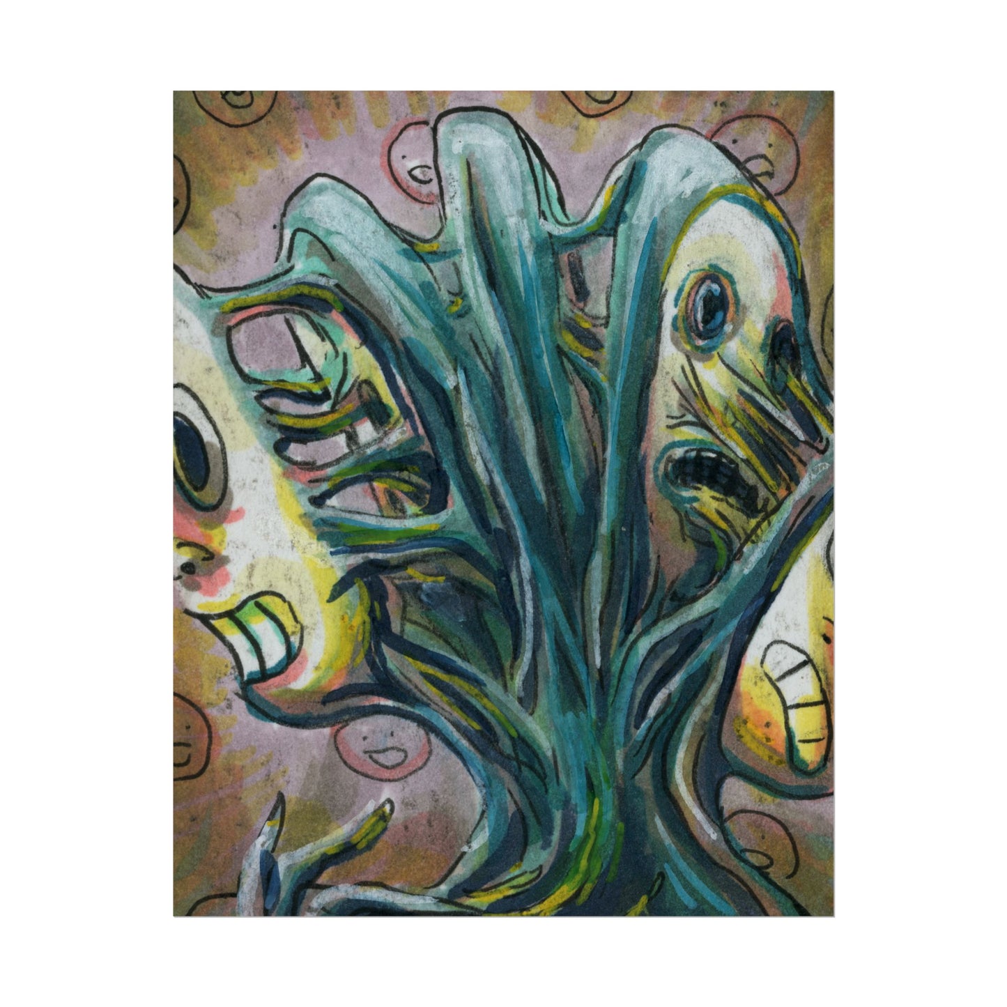 "Multiple Faces" poster