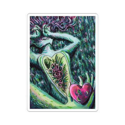 "Rotting Heart" sticker