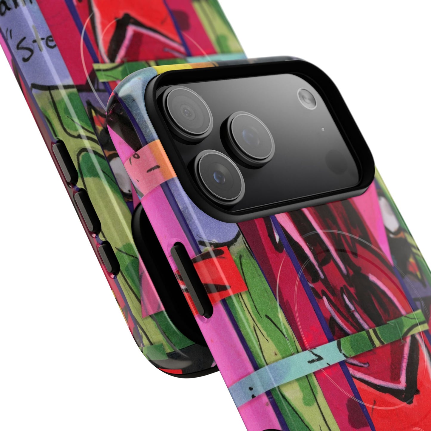 Abstracted Demon Tough Magnetic Cases