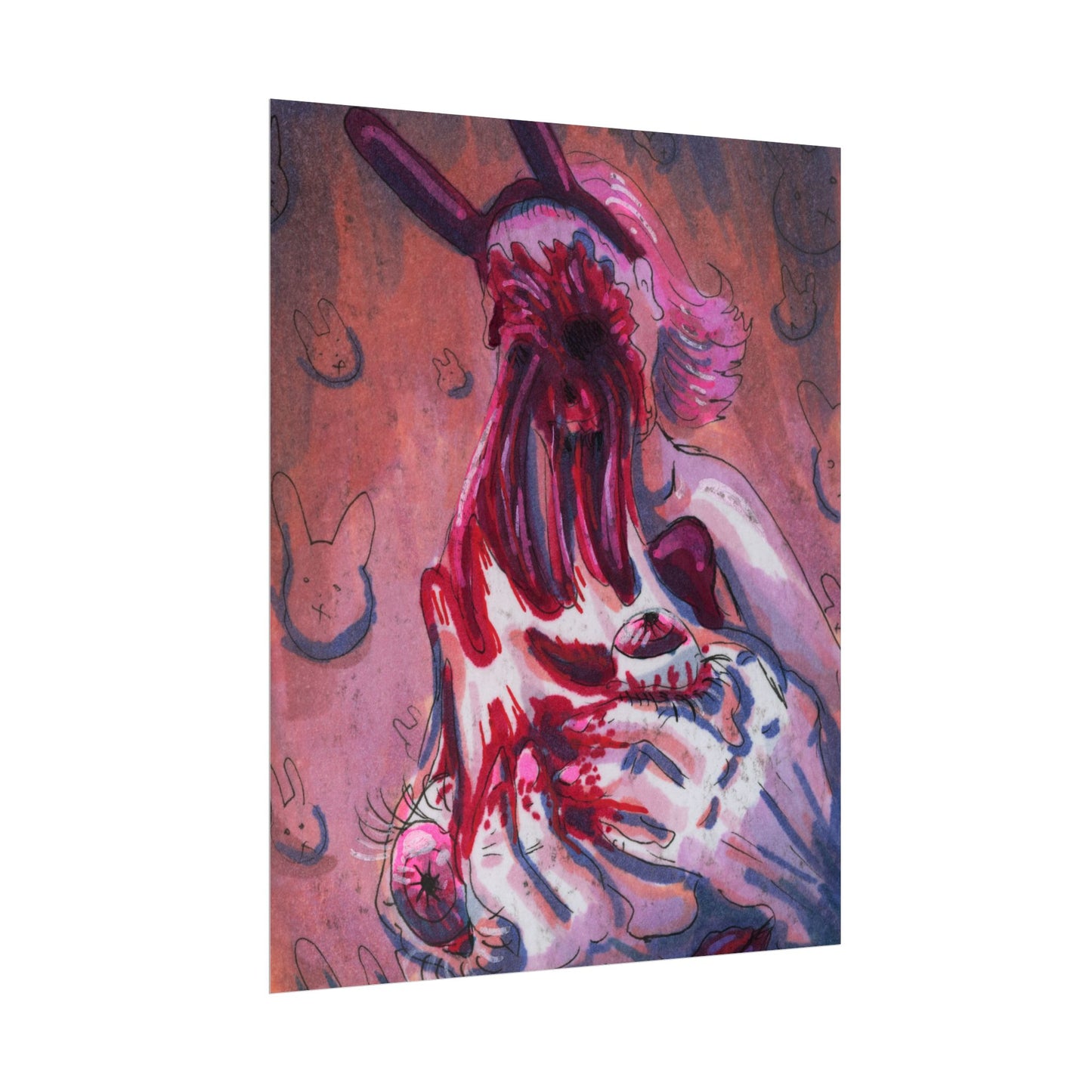 "Face Ripped Off" poster