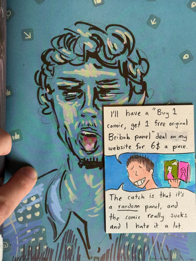 Buy 1 Comic Get 1 Free Original Bribob Panel