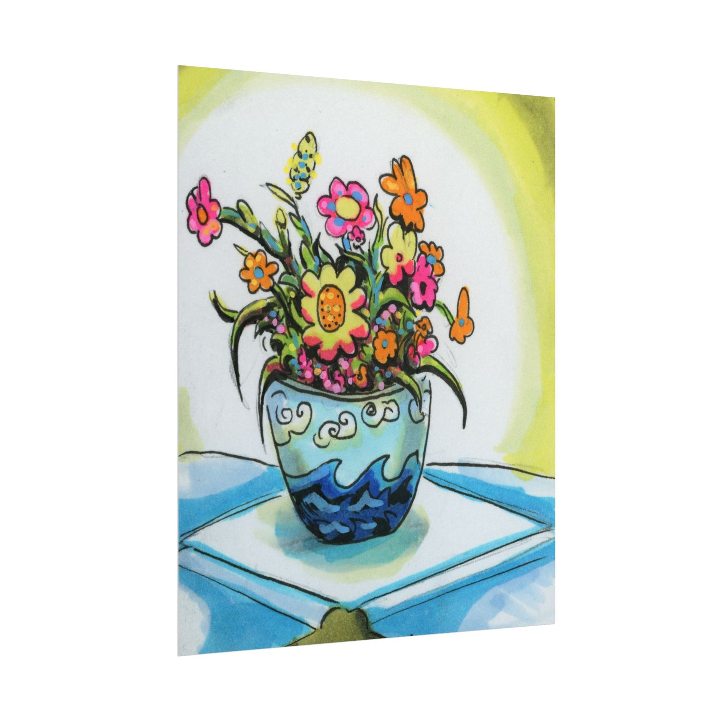 "Flower Vase" poster