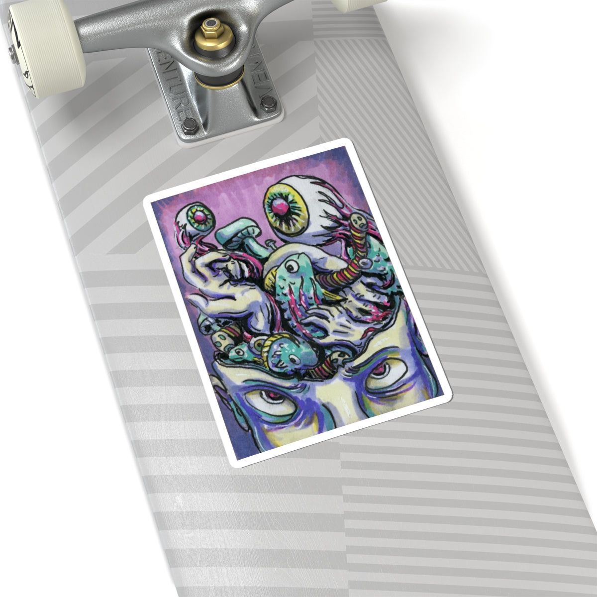 "Brain Pain" sticker