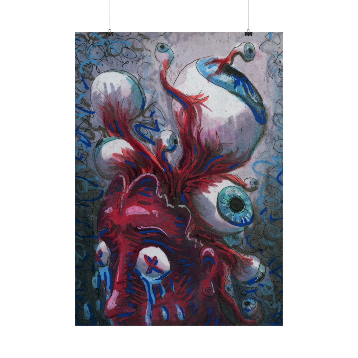 "Eyeball Brain" Poster