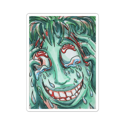 "Overwhelmed" sticker