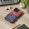 Colorful Squiggly Lines Tough Phone Cases