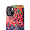 Colorful Squiggly Lines Tough Phone Cases