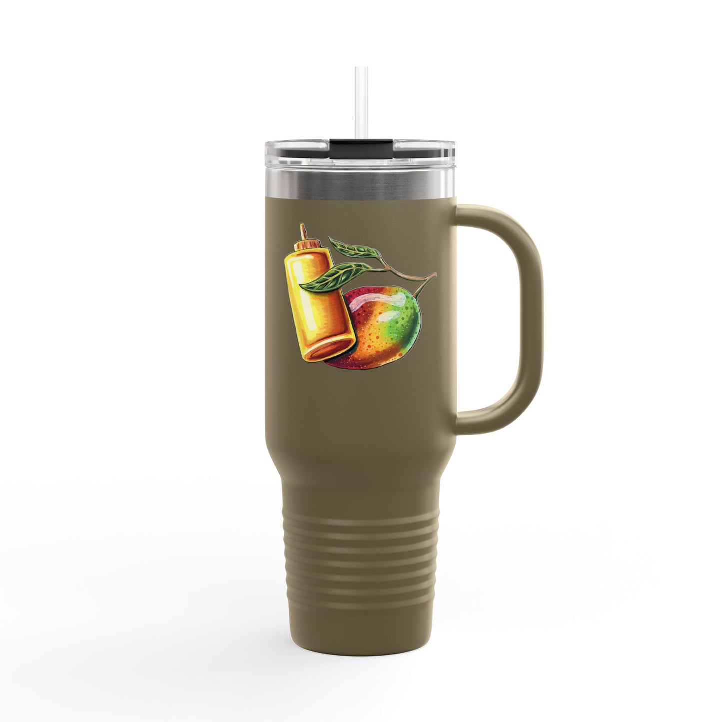 Mango Mustard Insulated Travel Mug, 40oz
