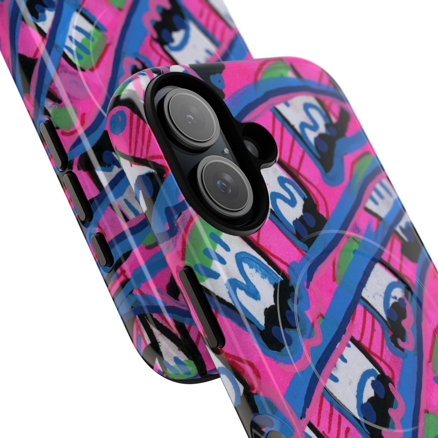 Pink Blast Tough Magnetic Case