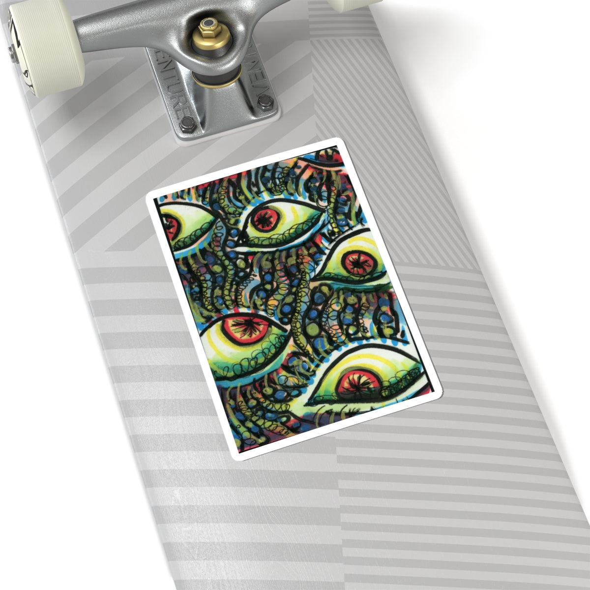 "Trippy Eyeball" sticker