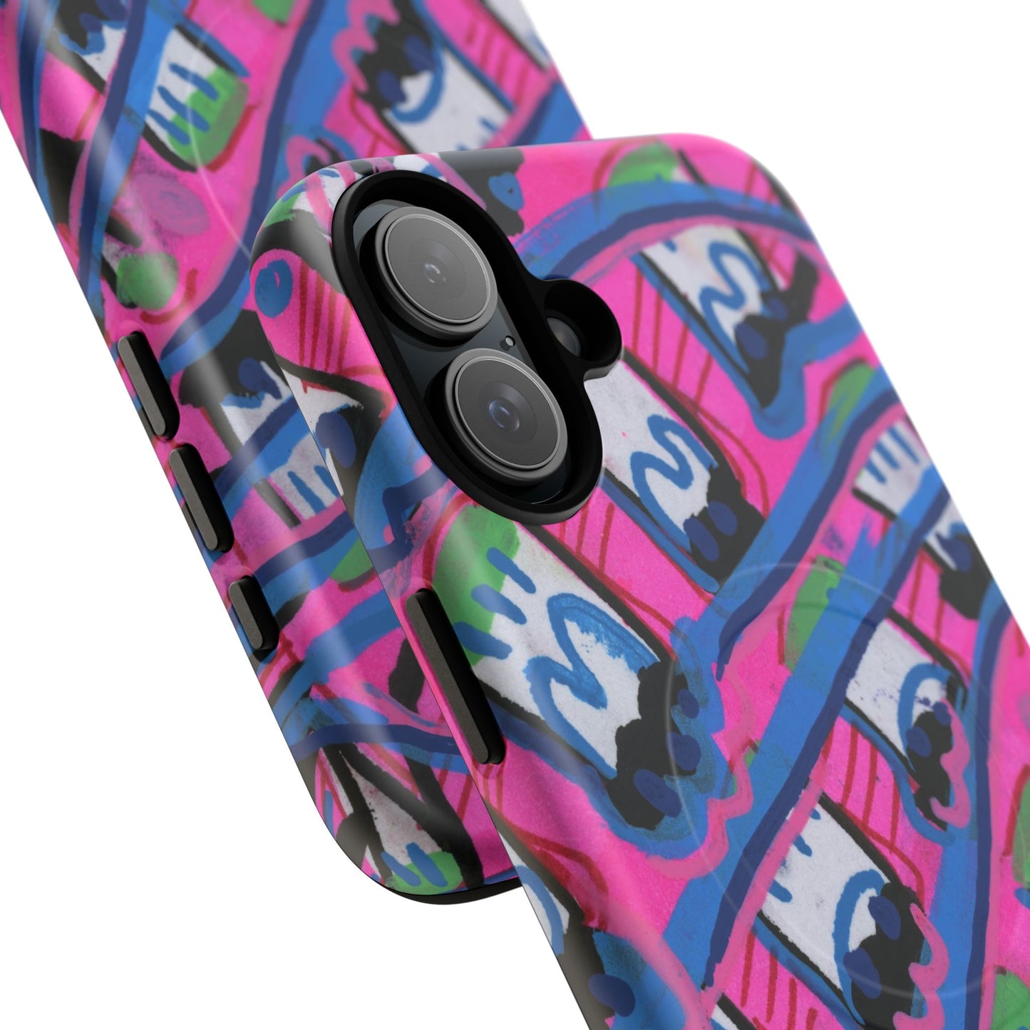 Pink Blast Tough Magnetic Case