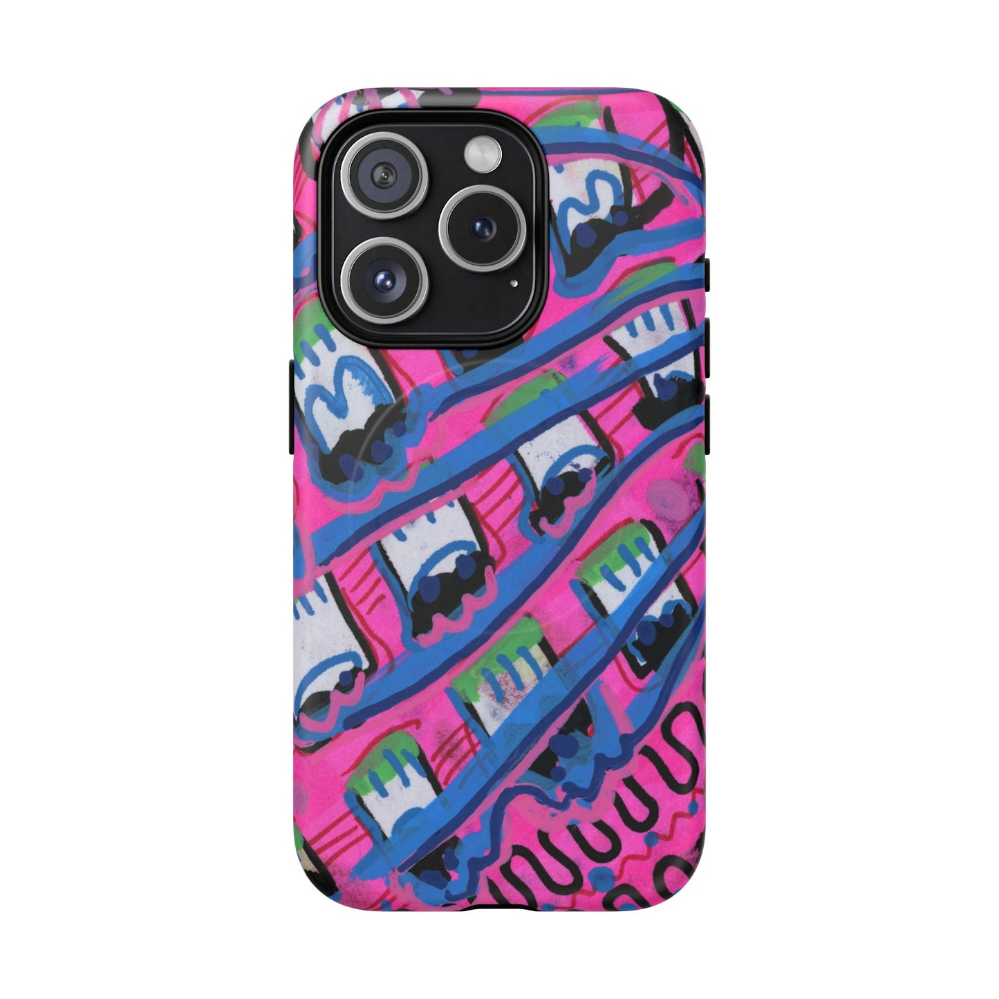 Pink Blast Tough Magnetic Case