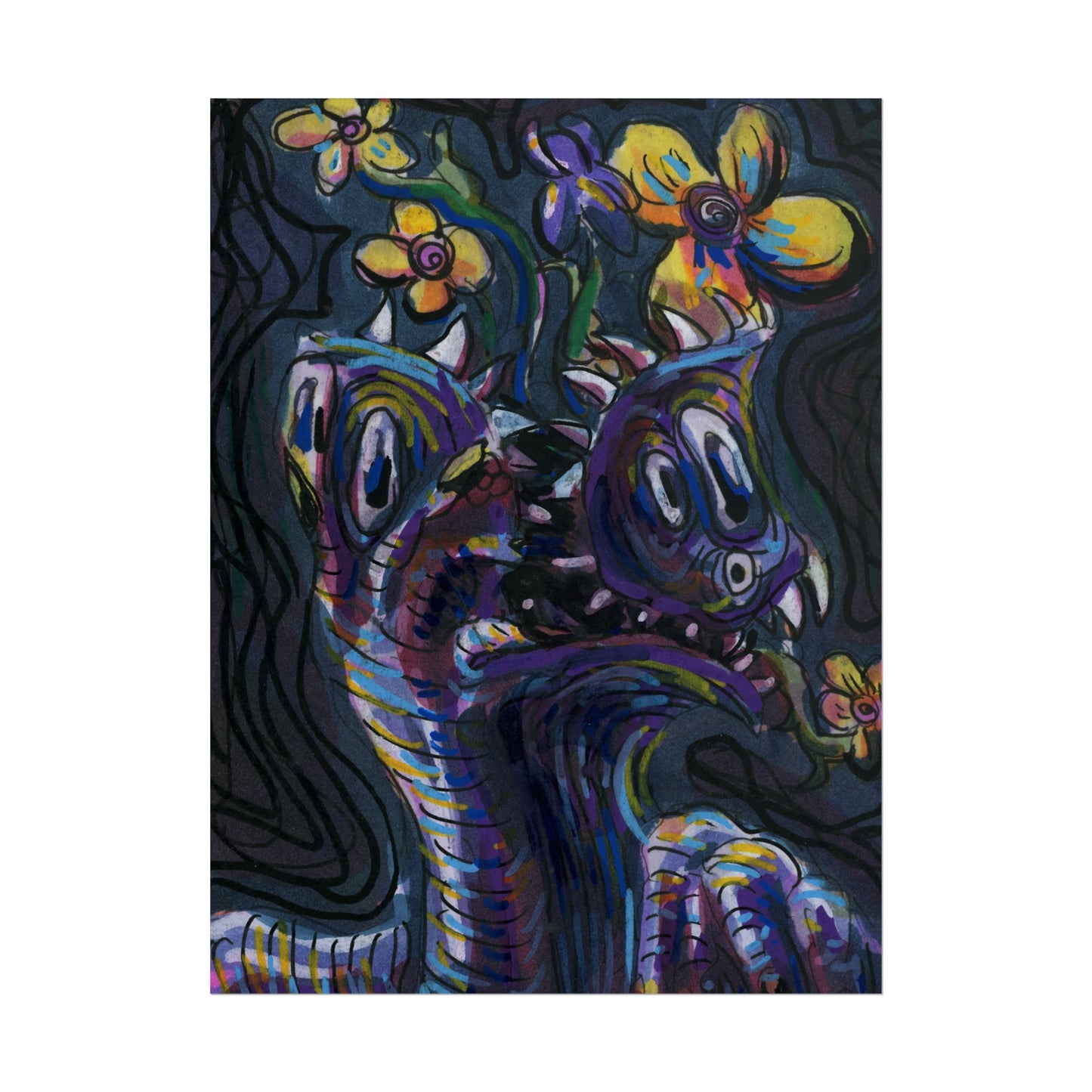 "Flower Friend" poster