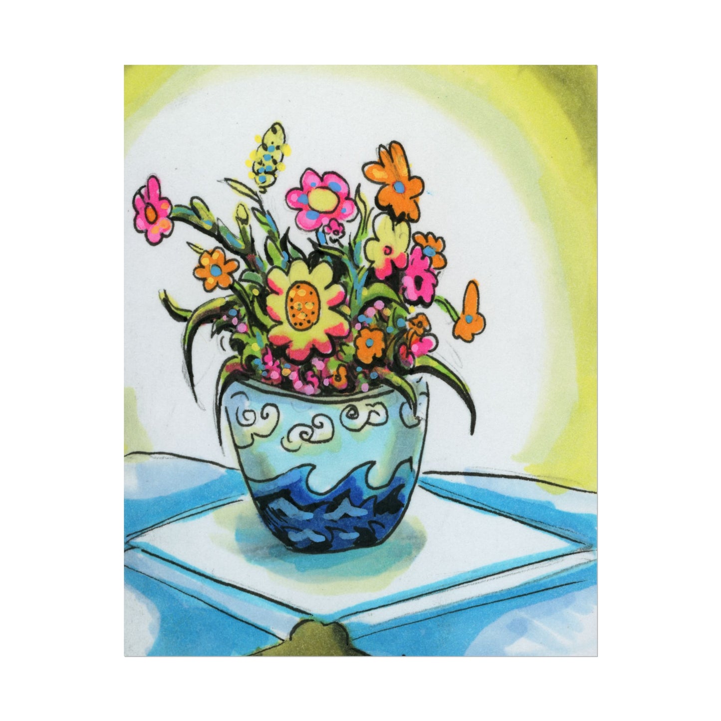 "Flower Vase" poster