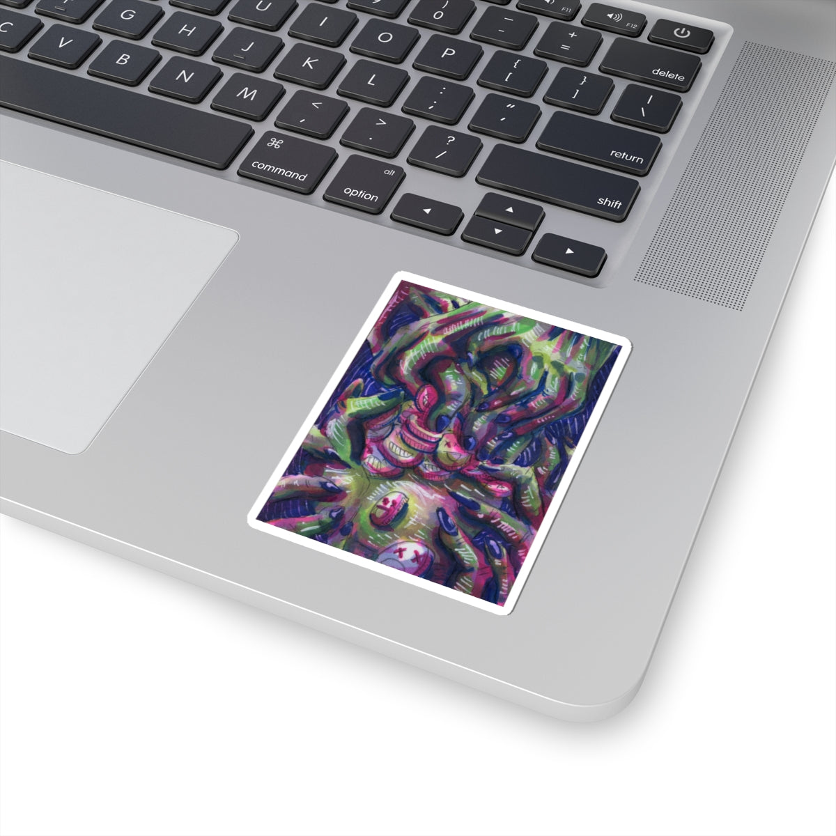 "Unclench my Fist" sticker