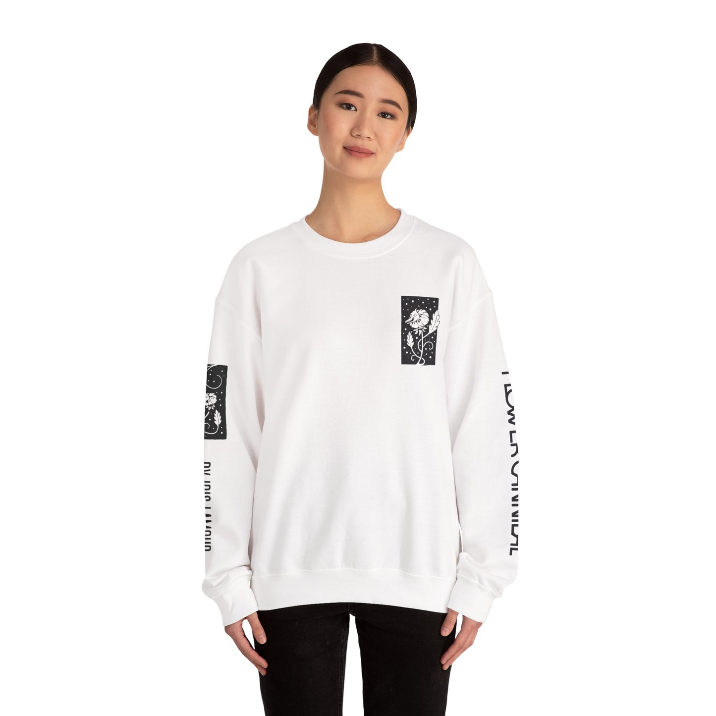 Crewneck Sweatshirt (Unisex Heavy Blend™) - Flower Cannibal