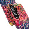 Colorful Squiggly Lines Tough Phone Cases