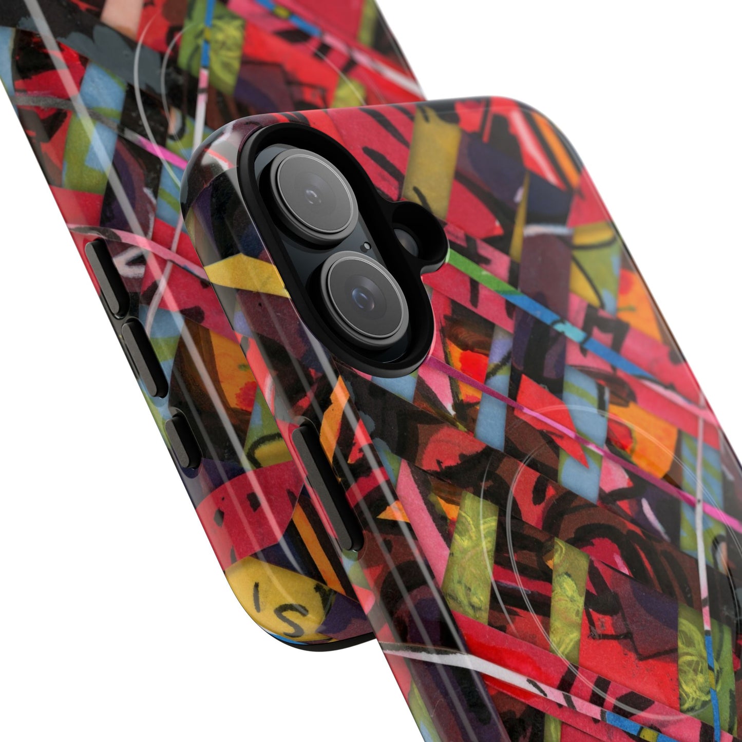 Abstracted Scraps Tough Magnetic Cases