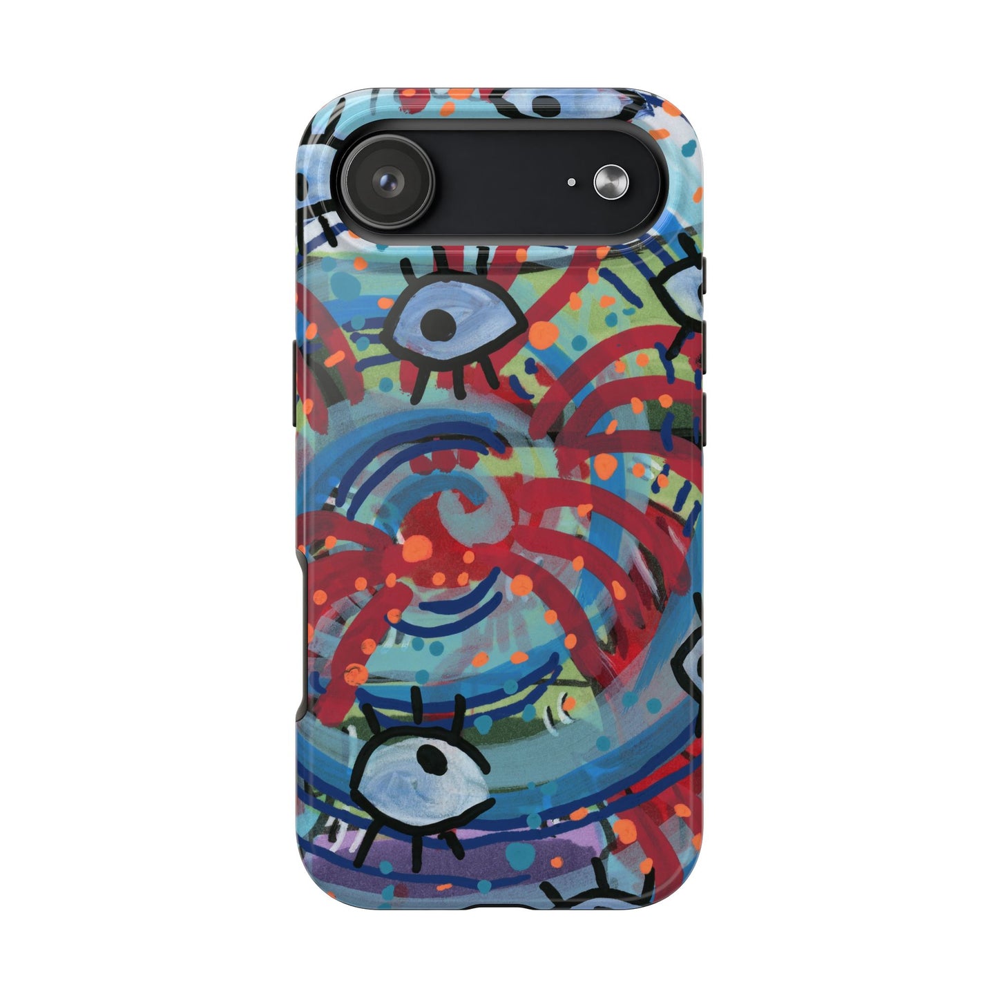 Eyeball Attack Tough Phone Cases