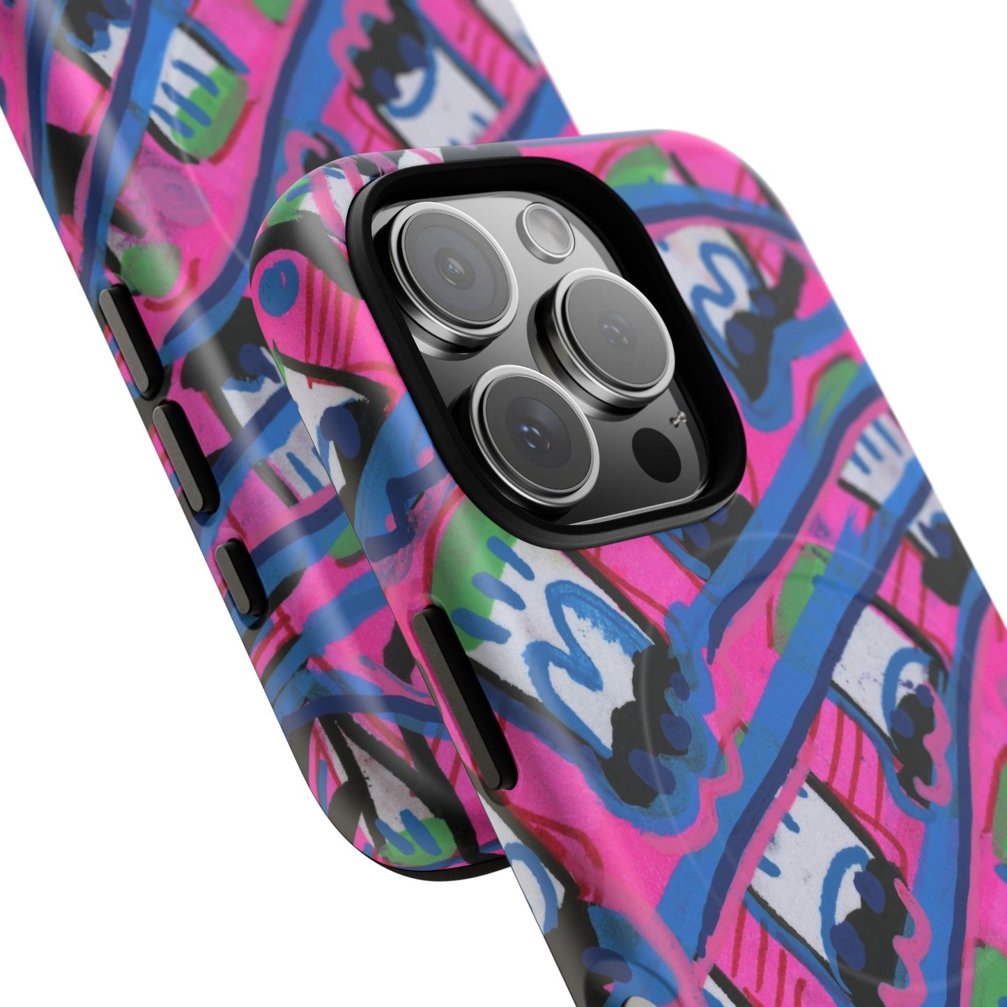 Pink Blast Tough Magnetic Case