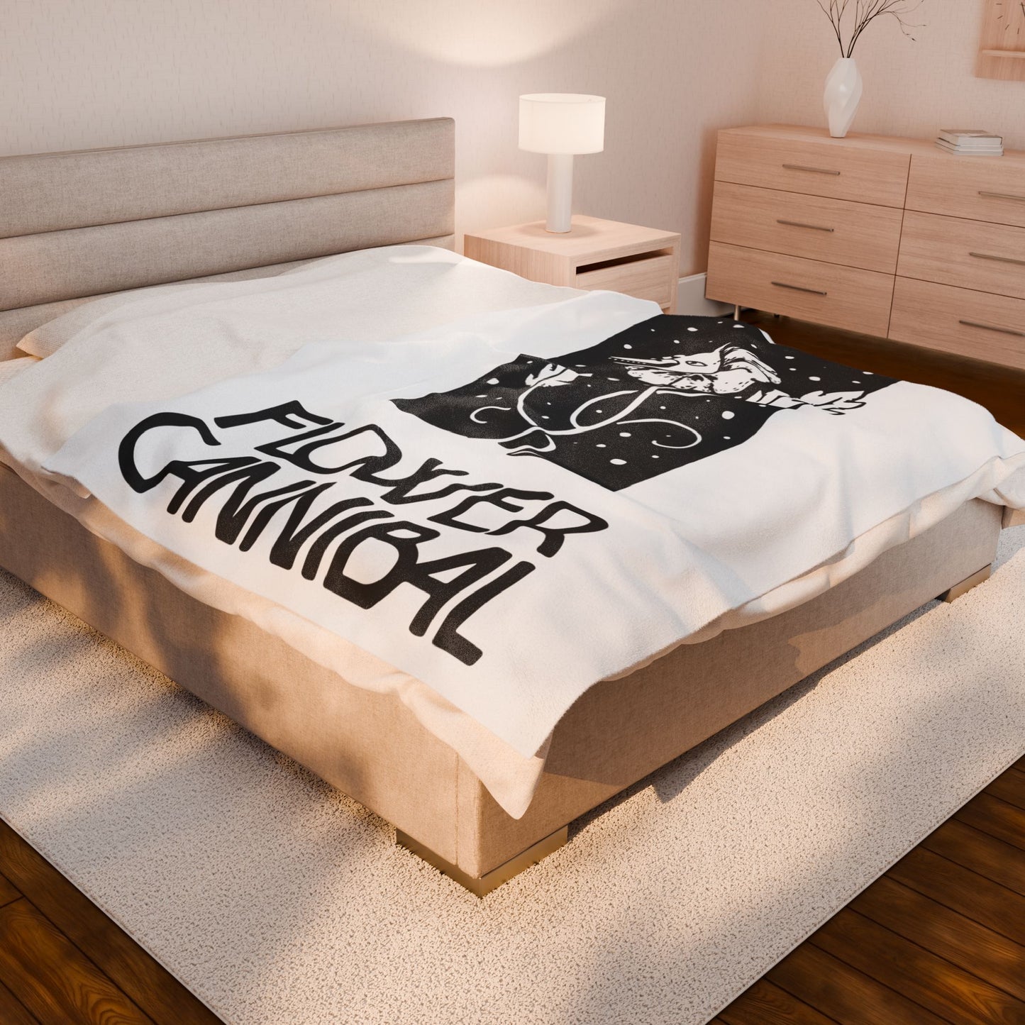 Plush Blanket - Flower Cannibal