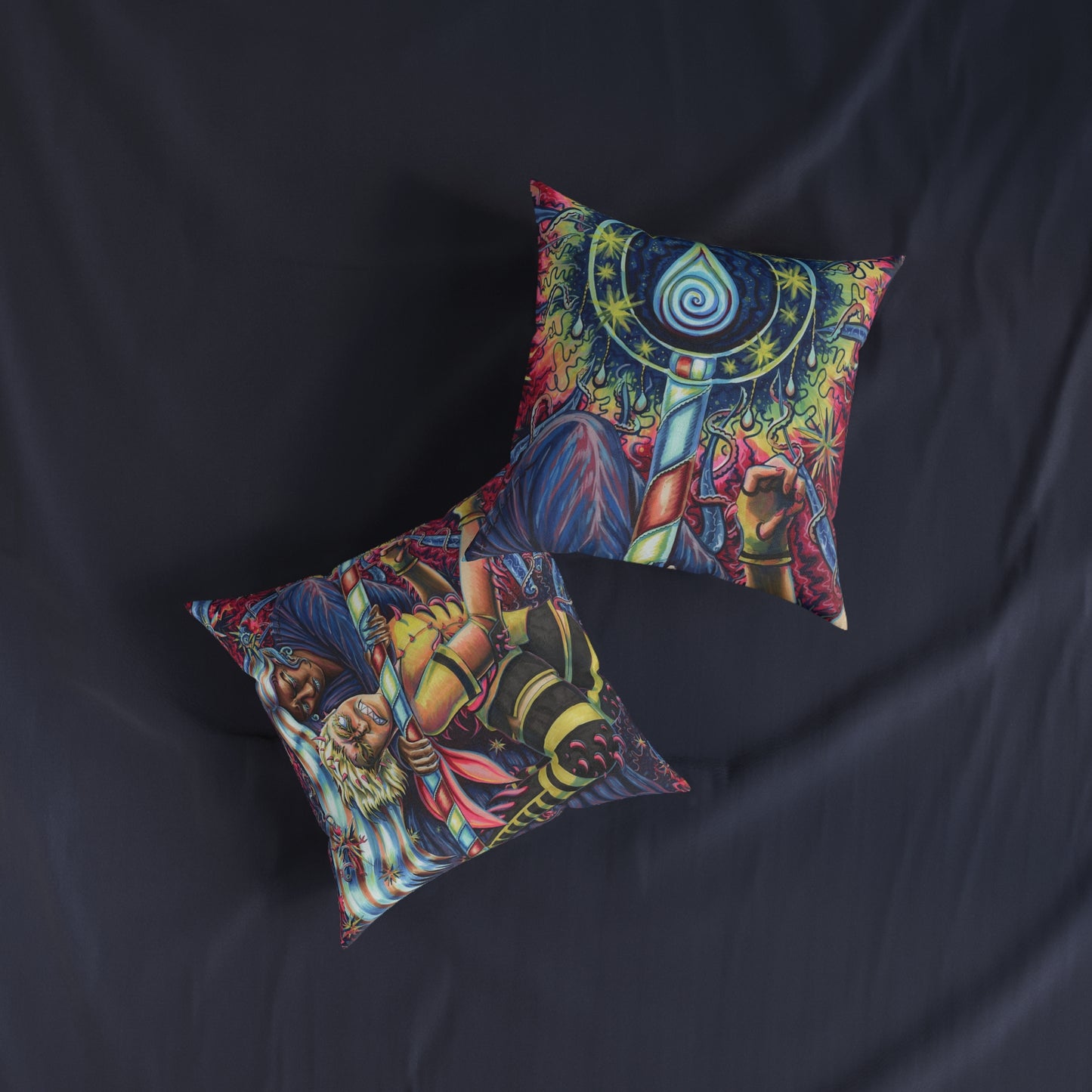 Square Pillow - Sister Duel