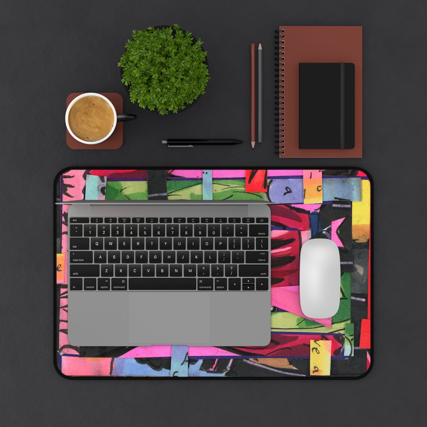 Abstracted Demon Desk Mat