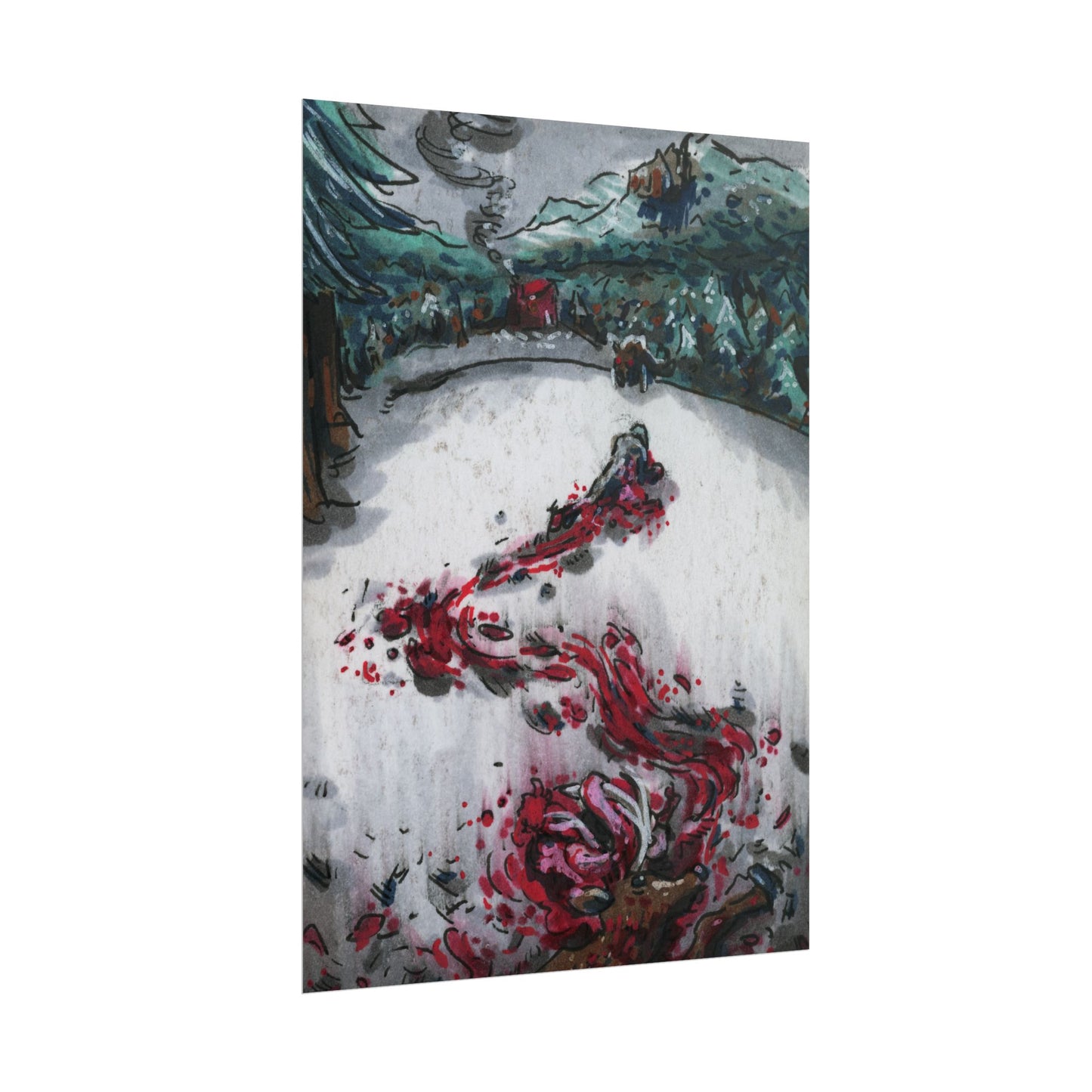 "Bloody Snow" poster