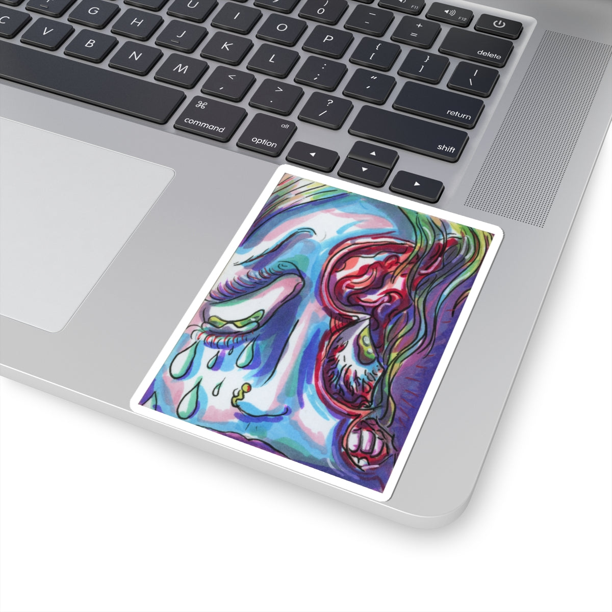 "Chomp" sticker