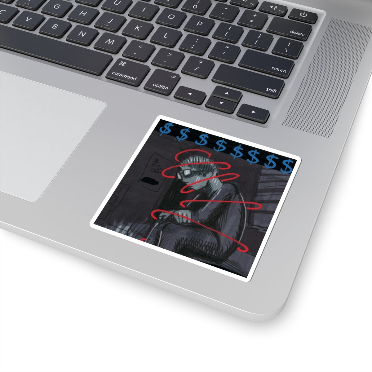 Money on my Mind Kiss-Cut Sticker