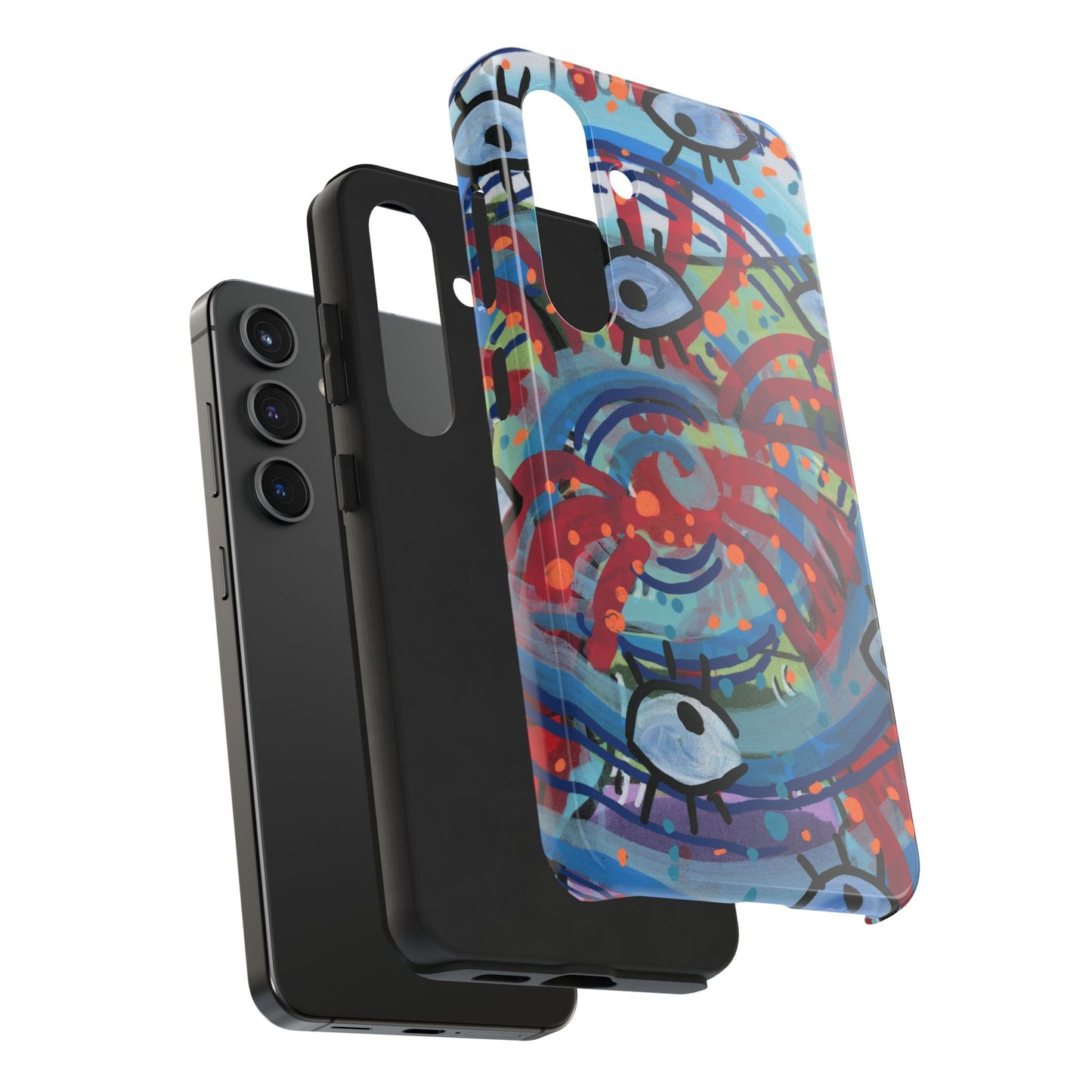Eyeball Attack Tough Phone Cases