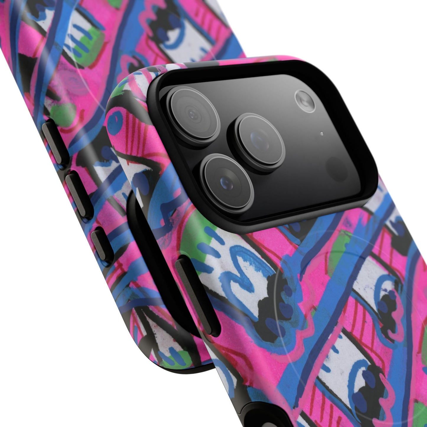 Pink Blast Tough Magnetic Case