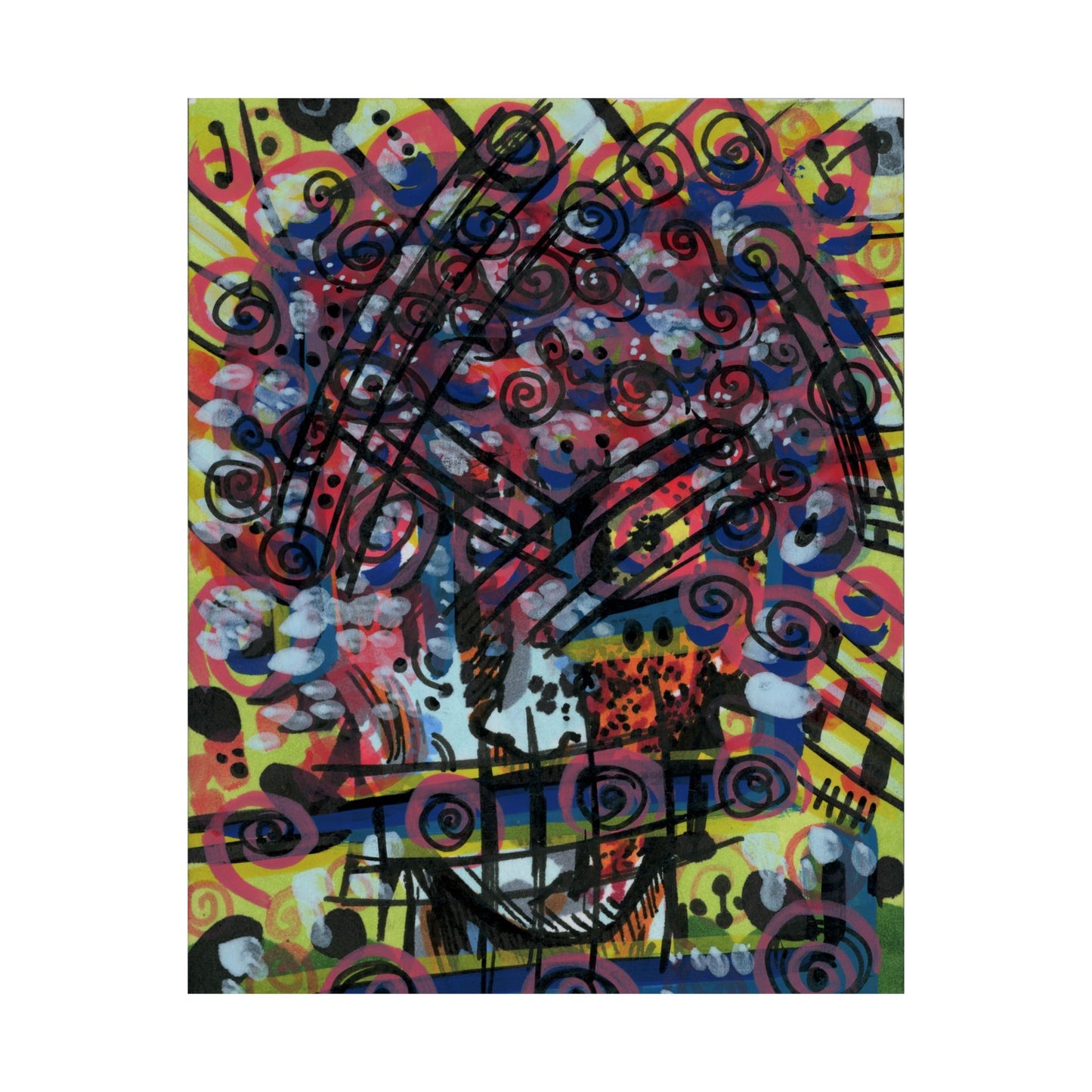 Flower Power Matte Vertical Poster