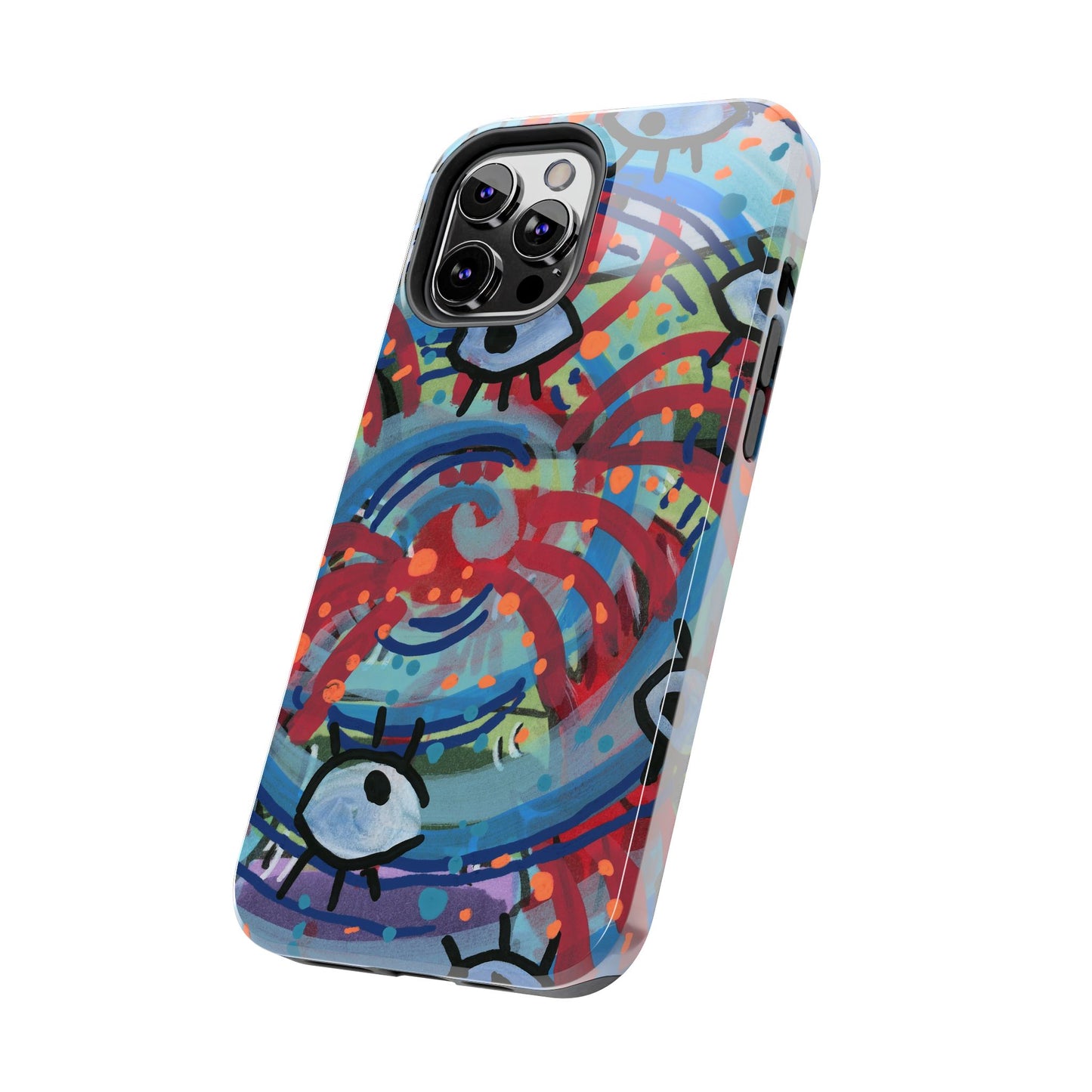 Eyeball Attack Tough Phone Cases