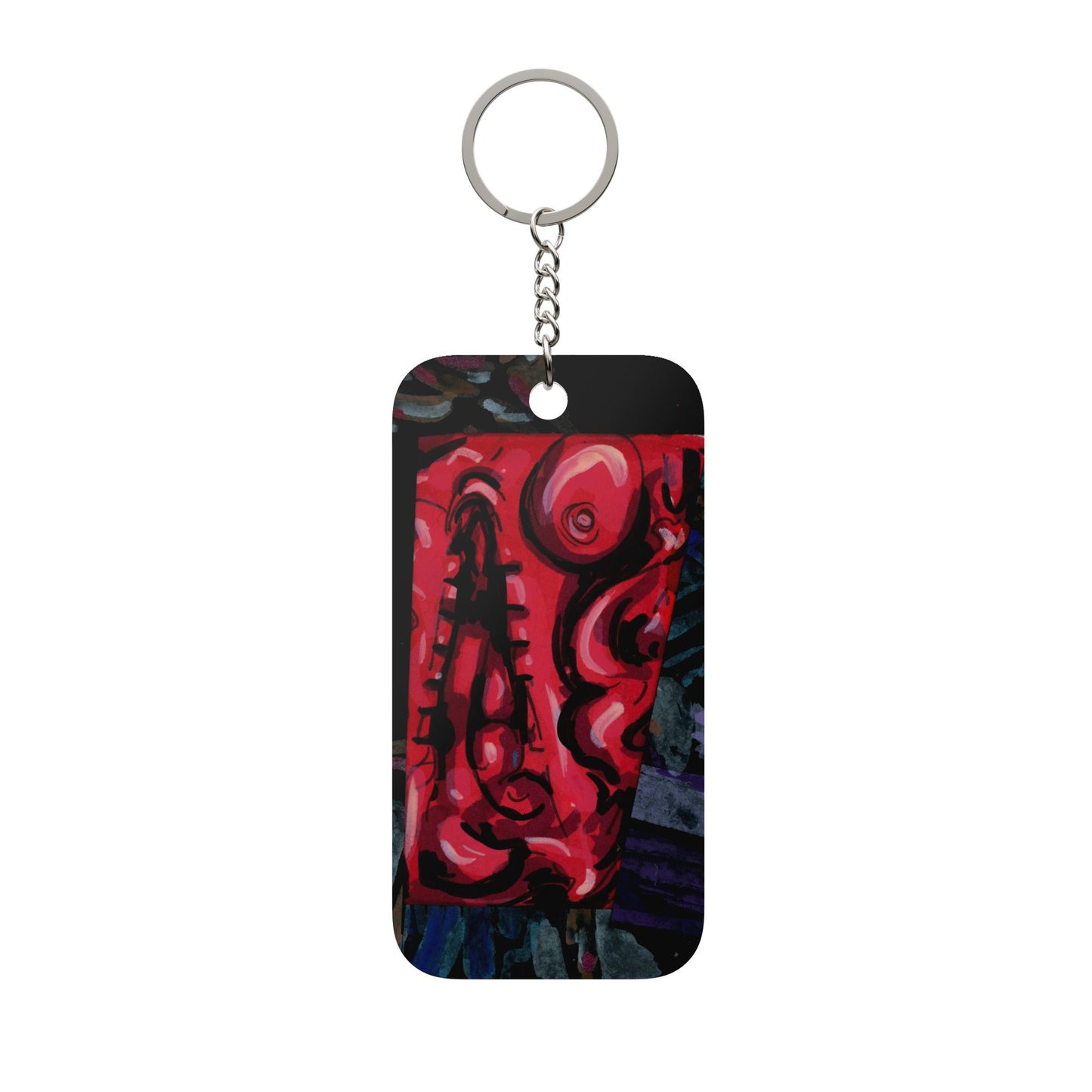 Blood Bucket Double-Sided Keychain Charm