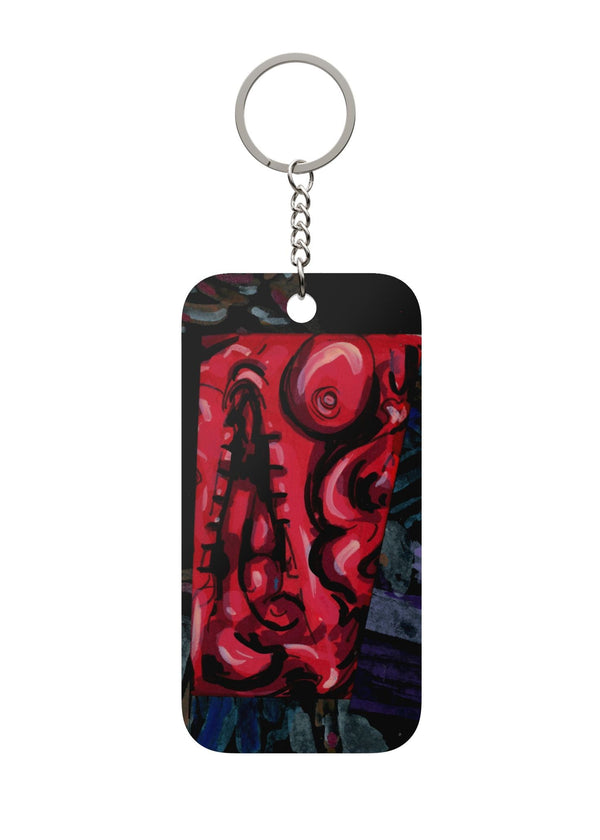 Blood Bucket Double-Sided Keychain Charm