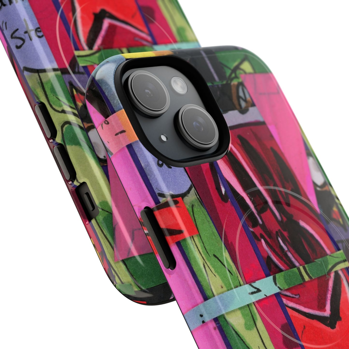 Abstracted Demon Tough Magnetic Cases