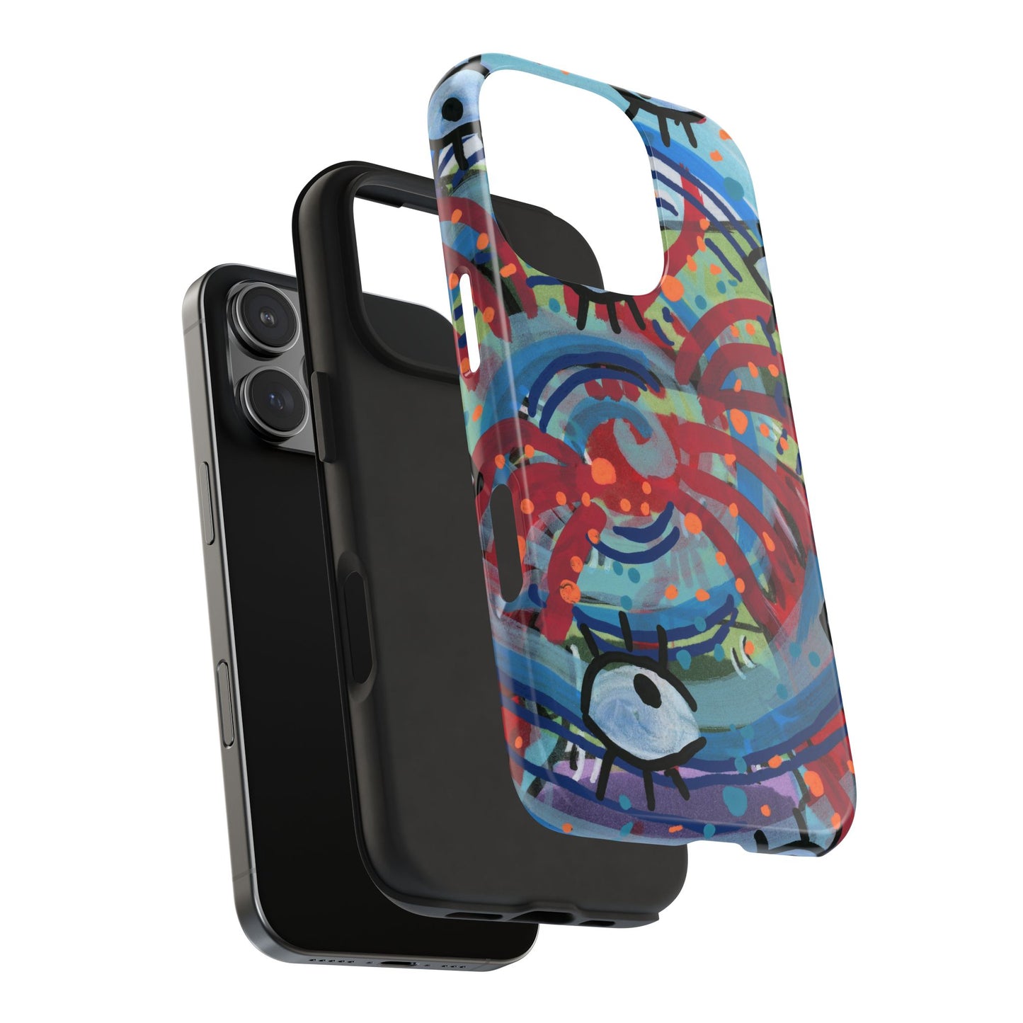 Eyeball Attack Tough Phone Cases