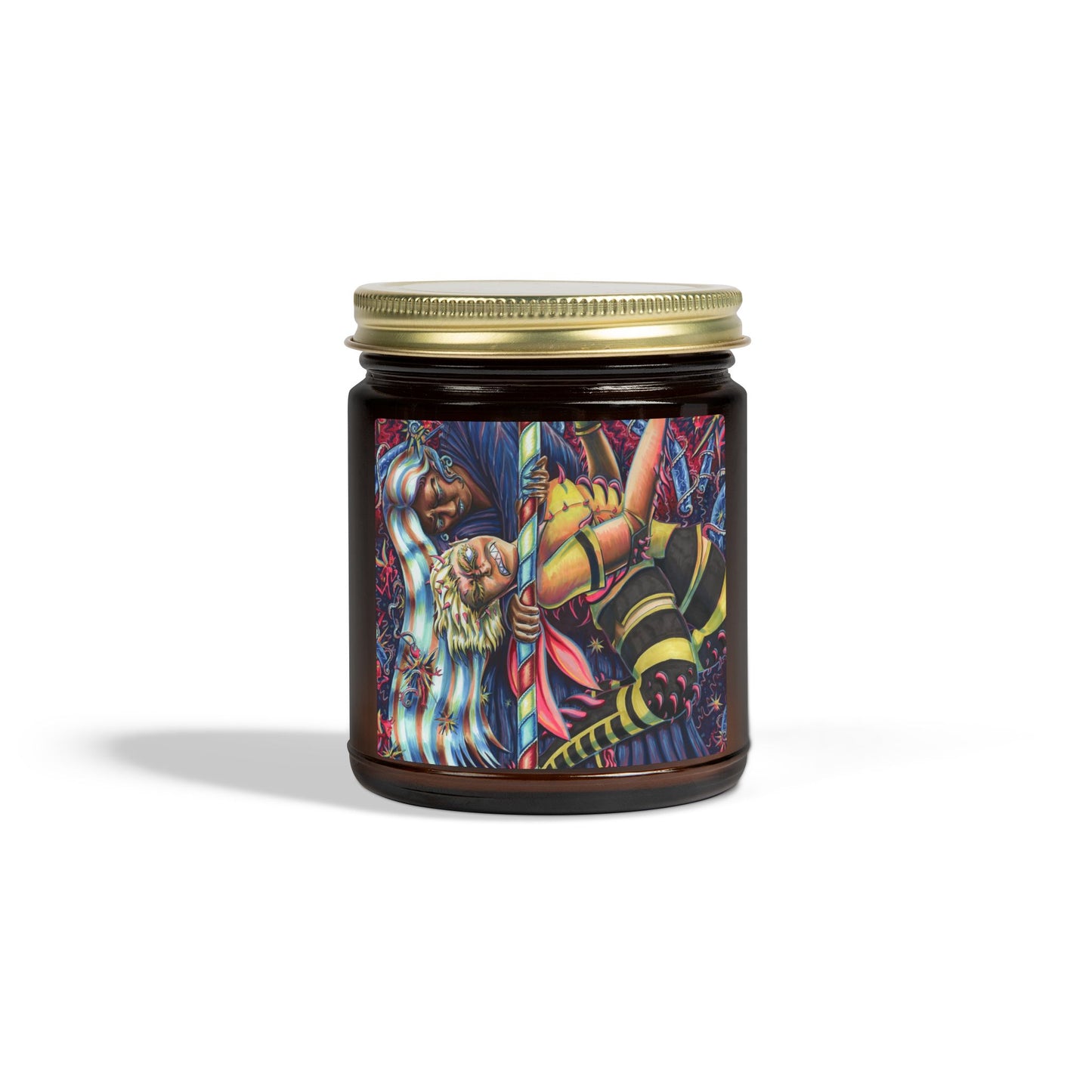 Coconut Apricot Wax Candle - Sister Duel