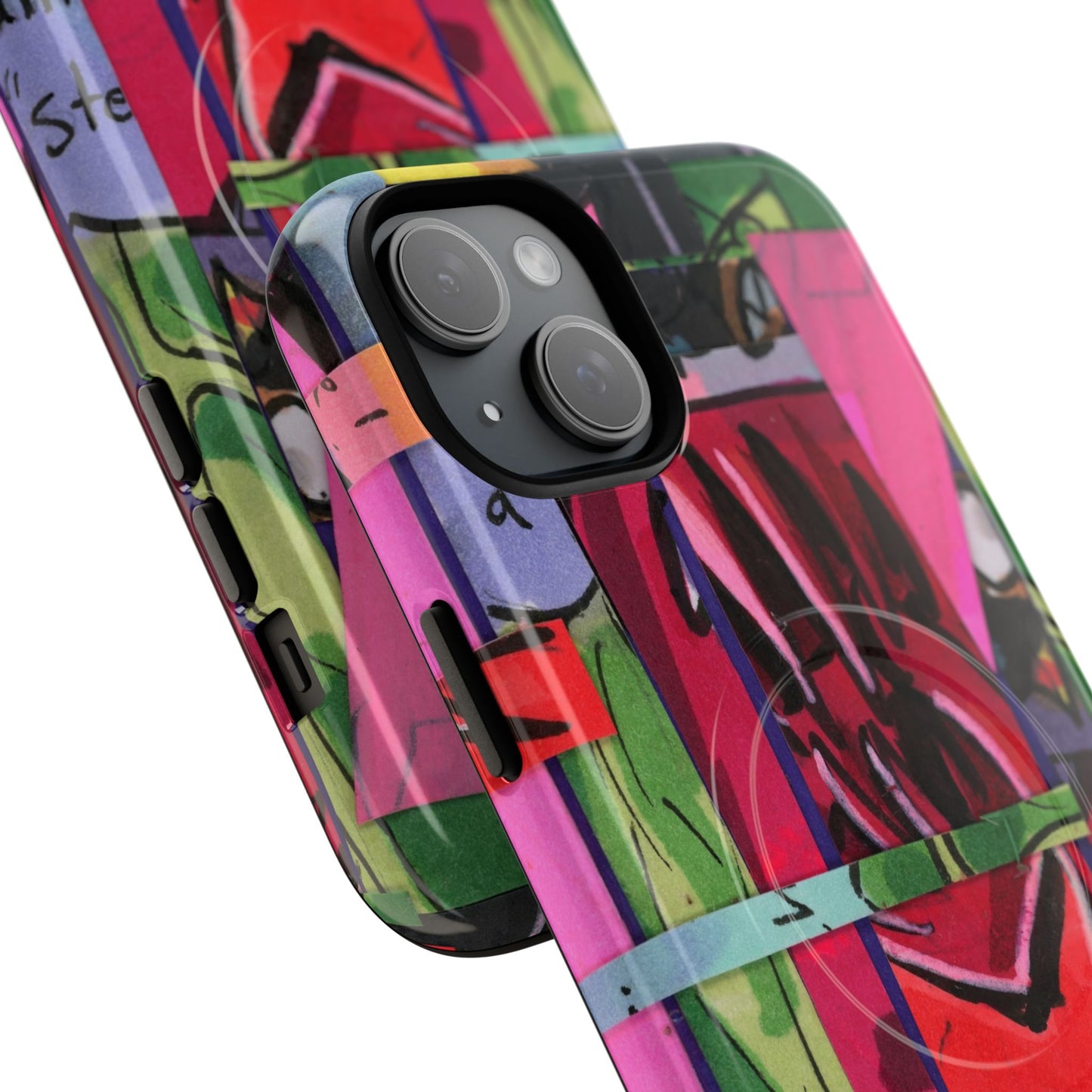 Abstracted Demon Tough Magnetic Cases