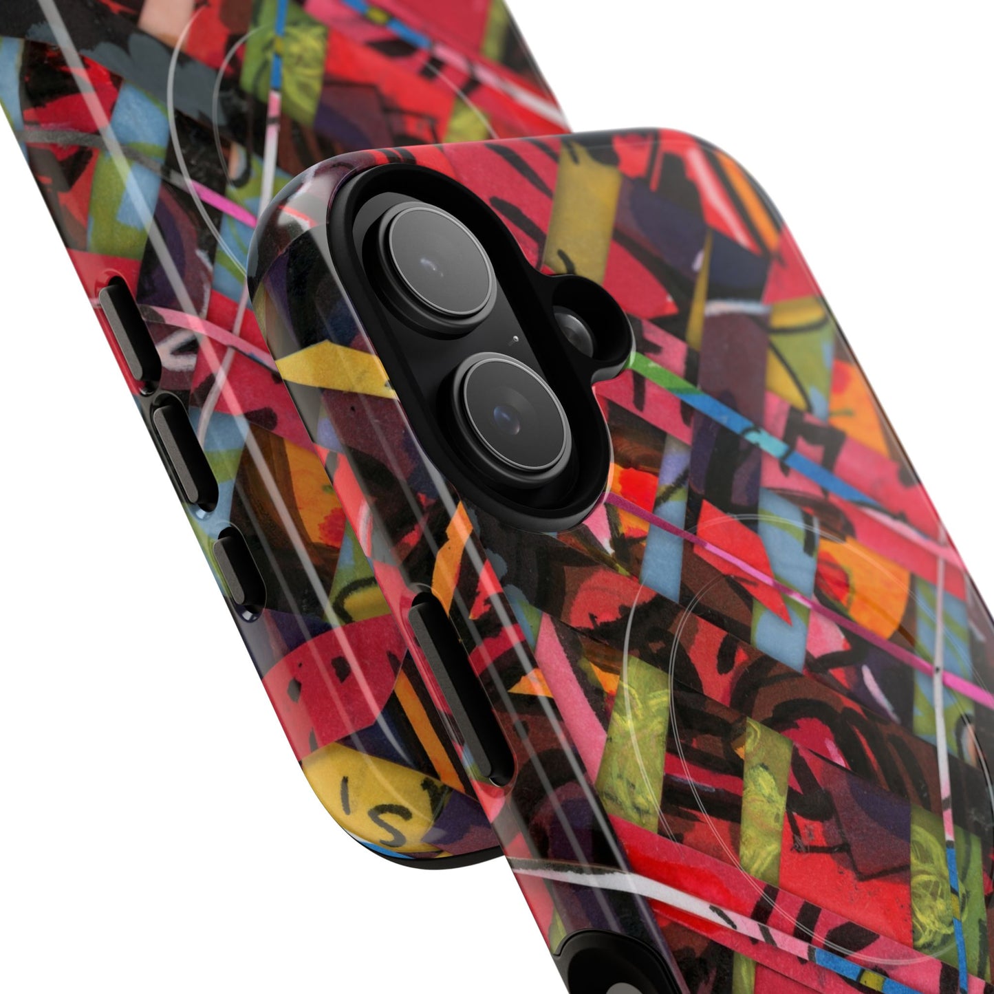 Abstracted Scraps Tough Magnetic Cases